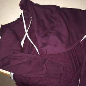 Purple/plum zine hoodie